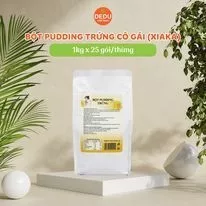 Bột pudding trứng cô gái Xiaka thạch trà sữa béo ngậy tan ngay trong miệng