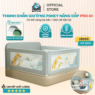 Thanh chặn giường Pakey 2024 nâng hạ 1 bên hiệu Pakey, thanh chắn giường nâng cấp cao 105cm có 3 màu