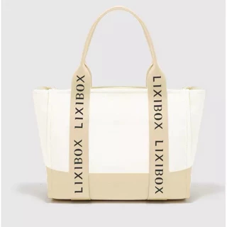 Túi Canvas Lixibox Oversized Beige Tote Bag