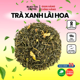 Trà xanh lài (nhài) pha trà trái cây, trà chanh, trà sữa, hồng trà thơm lâu hậu ngọt đậm vị 500gr