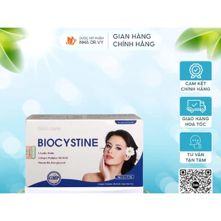 Viên Uống Biocystine Hỗ Trợ Đẹp Da, Giảm Nhờn Mụn Và Gãy Rụng Tóc (30 viên)