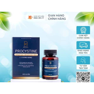 Viên Uống Procystine Dưỡng Ẩm Da, Giảm Mụn, Trắng Da (Hộp 60 Viên)