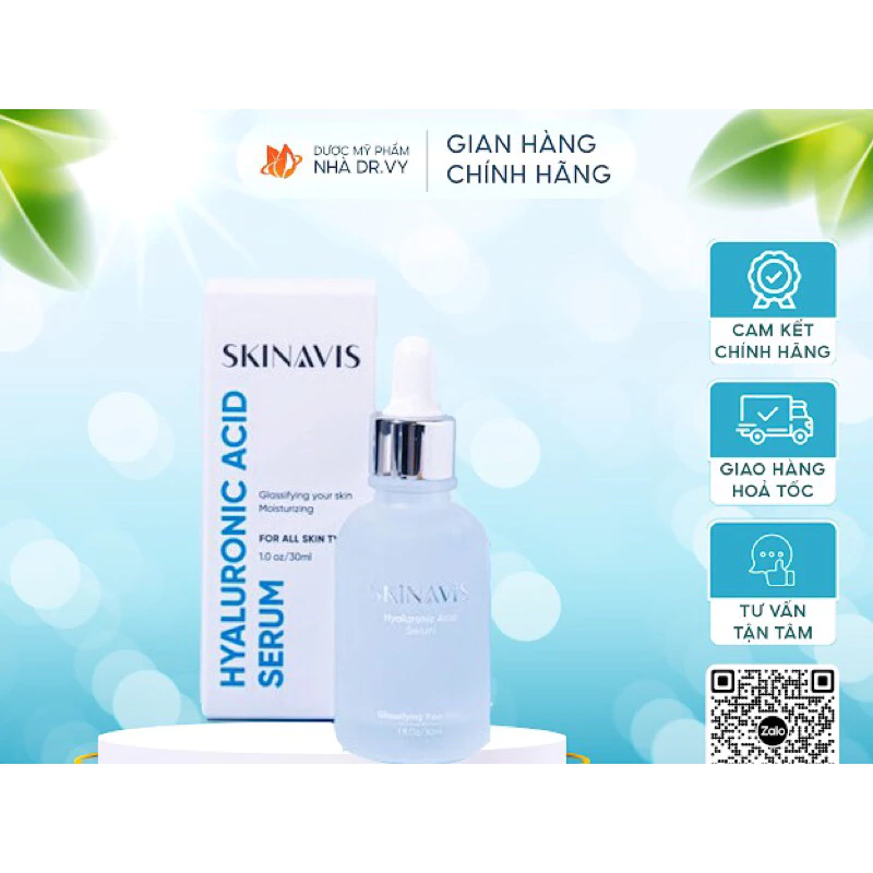 Serum Skinavis B5 dưỡng ẩm phục hồi da căng mịn tức thì (30ml)