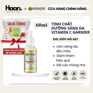 [TẶNG KÈM MẶT NẠ] [Vitamin C + Niacinamide] Dưỡng chất làm sáng da giảm thâm ban ngày Garnier Bright Booster Serum