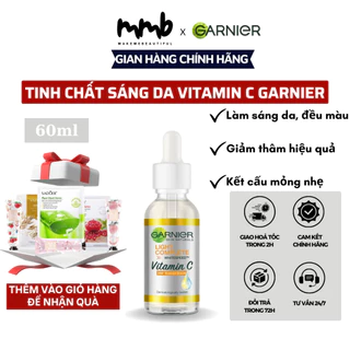 [Vitamin C + Niacinamide] Dưỡng chất làm sáng da giảm thâm ban ngày Garnier Bright Comple Booster Serum