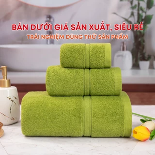 Khăn Tắm, Mặt Bông Nở Cao Cấp GEMMI 60x120cm (320gr) Cotton Kháng Khuẩn đủ màu sắc Mềm Mại, Thấm Hút Hiệu Qủa