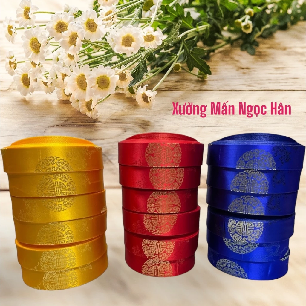 mấn xếp quan chữ thọ, khăn xếp thầy đồ, thầy cúng, khăn đóng mừng thọ cụ ông nhiều màu, phù hợp với áo dài