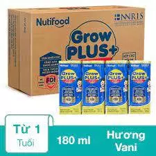 Nutifood Grow Plus xanh pha sẵn 180ml thùng 48 hộp/12 lốc ( trên 1 tuổi )