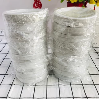 Đĩa nhựa dùng 1 lần, bịch 1000 chiếc ( pi 11,5cm) , dùng ăn bánh kem