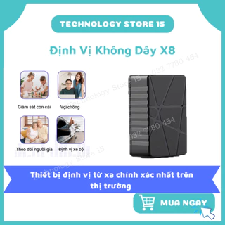 [ Bán Chạy] Định Vị Không Dây X8 Định Vị Oto Xe Máy Pin 6 Ngày, Nhiều Tính Năng. Bảo Hành 12T