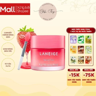 Mặt Nạ Ngủ Môi Laneige, Mặt Nạ Ngủ Môi Dưỡng Ẩm, Căng Bóng Mềm Mịn Hương Dâu Laneige Lip Sleeping Mask 3g, 20g