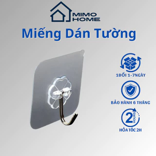 Móc Dán Tường Chịu Lực Trong Suốt Siêu Dính, Móc Dán Treo Đồ  Siêu Bền Chắc Chắn