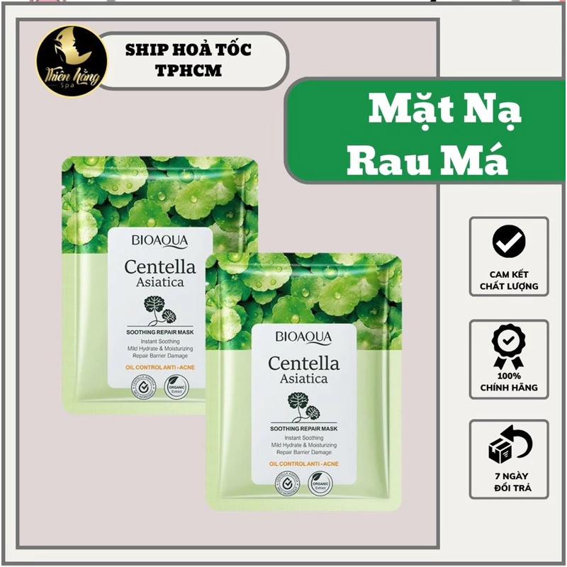 [Lẻ 1 Miếng]  Mặt Nạ Tinh Chất Rau Má Centella Dành Cho Da Dầu Mụn.