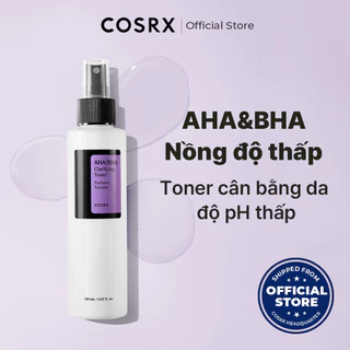 Nước Hoa Hồng Tẩy Tế Bào Chết Hoá Học (AHA + BHA) COSRX Clarifying Treatment Toner