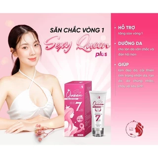 Kem Massage Sexy Queen Plus hỗ trợ Tăng Size V1, Làm Đẹp Da, Cải Thiện Tình Trạng Nhăn Da, Rạn Da Chính Hãng TM Pharma