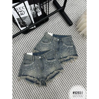 Quần Short jeans đính đá siêu xinh QC