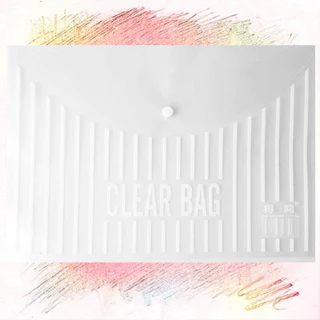 Túi Clear Bag Nhựa PP An Toàn Dày Dặn Đựng Tài Liệu Học Sinh Văn Phòng