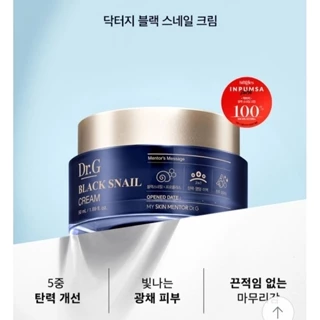 (Tặng 1 mask) Kem dưỡng ốc sên đen Black Snail Dr.G