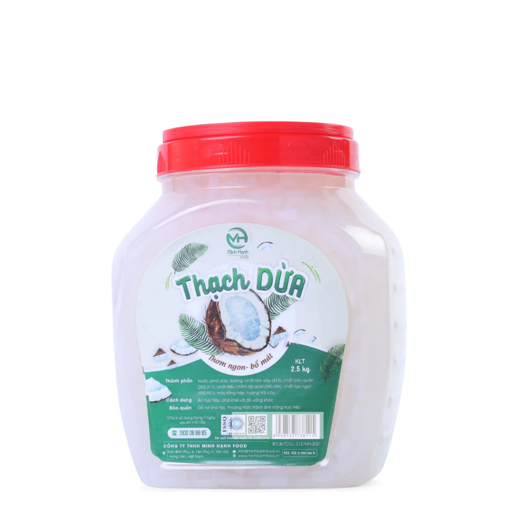 Thạch dừa Minh Hạnh hũ 2kg5