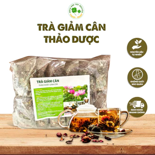 Trà Lá Nam 10 Vị Giảm Cân, Giảm Mỡ Bụng Hiệu Quả 1Kg 12 Gói