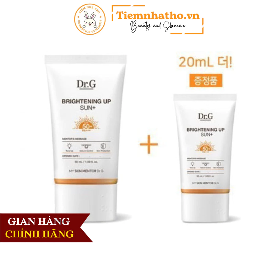 Kem Chống Nắng Dr.G Nâng Tông Brightening Up Sun+ SPF50+ PA+++ 50ml