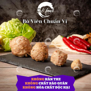 Bò viên gân Safi food giòn dai, chuẩn vị – 500g [Ship hỏa tốc]