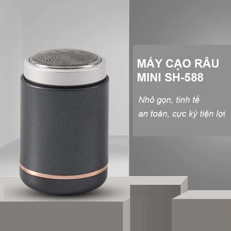 -Máy Cạo Râu SH_588 Mini Bỏ Túi_ Nhỏ Gọn An Toàn Không Lo Trầy Xước Công Nghệ Nhật Bản_