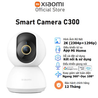 Camera quan sát Xiaomi Smart C300 2K (2304×1296p) Bản quốc tế - Hàng chính hãng