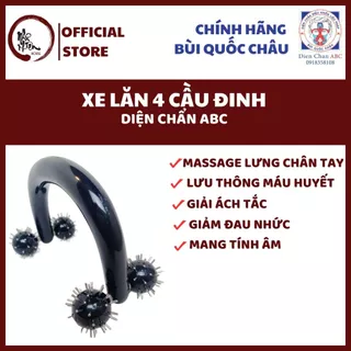 [CHÍNH HÃNG BÙI QUỐC CHÂU] Xe Lăn 4 Cầu Đinh Dụng Cụ Diện Chẩn Bùi Quốc Châu Chính Hãng