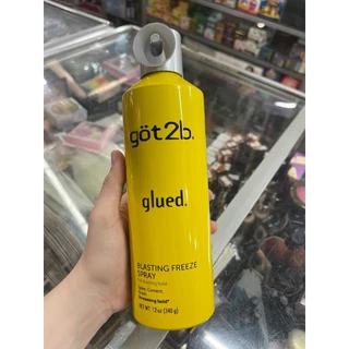 Xịt giữ nếp tóc Got2b Glued Freeze Schwarzkopf - 340gram