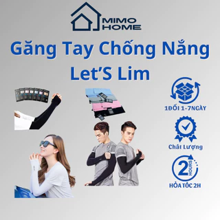 Găng Tay Chông Nắng Let's Lim , Ống Tay Chống Nắng  Dùng Cho Chạy Bộ Leo Núi Đi Phượt - Giúp Chống Tia Cực Tím Tia UV