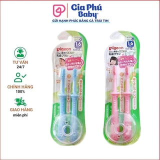 Bàn chải đánh răng Pigeon cho bé từ 1 tuổi đến 6 tuổi ( set 2 bàn chải )