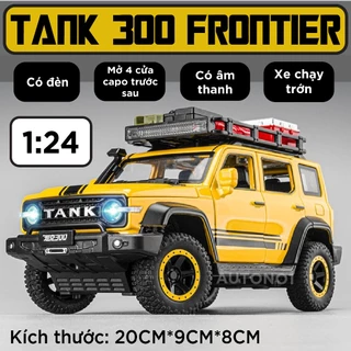 Mô hình xe địa hình Tank 300 Frontier tỉ lệ 1:24 Henteng model OT194 OT507