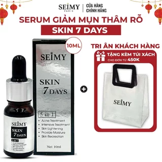 Serum giảm mụn thâm rỗ Seimy - Skin 7 Days Lọ to 10ml