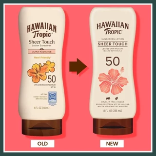 [SPF70/50/30] Kem chống nắng toàn thân Hawaiian Tropic Sheer Touch Lotion Sunscreen 236ml spf 30 spf 50 spf 70