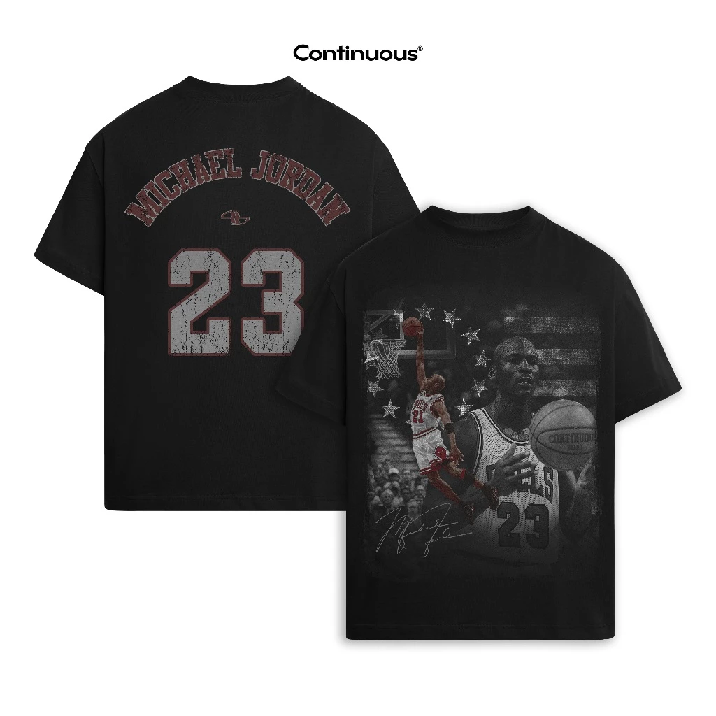 Áo thun Continuous - CTNS - MICHAEL JORDAN/ Black