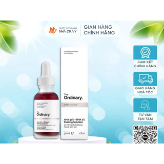 Serum Tẩy Da Chết The Ordinary Aha 30% Bha 2% Peeling Solution Giúp Làm Sạch và trẻ hoá da