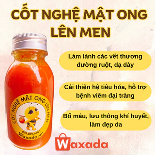 Mật Ong Nghệ Lên Men - Tốt Cho Dạ Dày, Hệ Tiêu Hoá, Làm Đẹp Da - Mật Ong Nguyên Chất - Nghệ Đỏ - Lợi khuẩn Probiotics