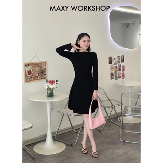 Đầm thun dài tay dáng xòe Long Sleeve Dress Maxy Workshop