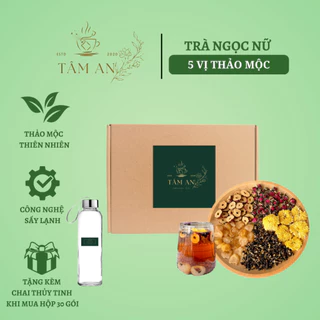 30 gói Trà Dưỡng Nhan Ngọc Nữ Làm Ấm, Giảm Đau Bụng Kinh (Hộp 10/20/30 Gói)Thanh Nhiệt,Giải Độc,Mát Gan,Đẹp Da A6