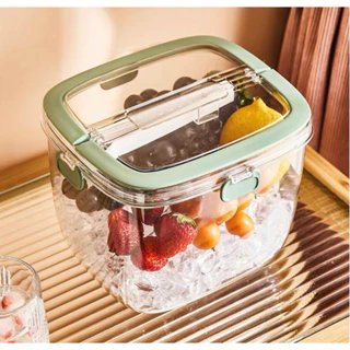 Thùng Đựng Đá Mini Nhựa Acilyc Mẫu Mới - Xô Đựng Đá Đi Du Lịch , Picnic