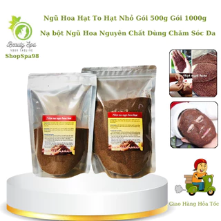 Giá Sỉ Ngũ Hoa Hạt Nhỏ Hạt To | Gói 500g 1000g | Mặt Nạ Bột Ngũ Hoa Nguyên Chất Hàng Nhập Khẩu.