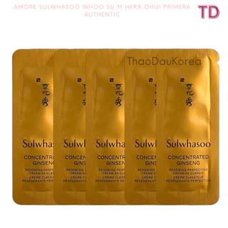 Gói Kem Dưỡng Trẻ Hóa Da Có Retinol Nhân Sâm Sulwhasoo Concentrated Ginseng Renewing Perfecting Cream Ex Classic 1Ml