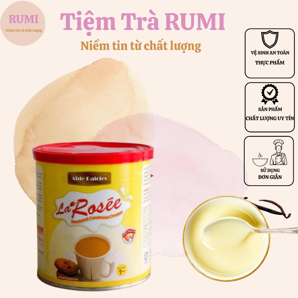 Sữa Đặc Lon La'Rosee (LaRosée) nhập khẩu Malaysia 1Kg