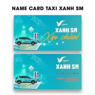 In Danh Thiếp Card Visit | Name Card TAXI XANH SM | In Theo Yêu Cầu | MS: 111296