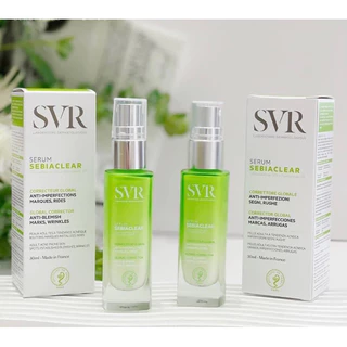 Serum SVR Sebiaclear Giảm Mụn Mờ Nám - Tinh Chất Mờ Nếp Nhăn Thông Thoáng Lỗ Chân Lông - SVR Serum Cấp Ẩm Mềm Mịn 30ml