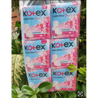 Băng vệ sinh KOTEX GARDENIA DEO siêu mỏng cánh ( bịch 6 gói )