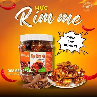 Mực rim me chuẩn vị HaiSanVungVinh 200g, mực rim nguyên con loại 1 thơm ngon giá rẻ