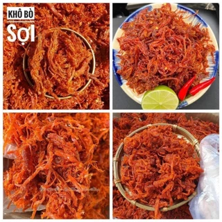 500gr Bò khô xé sợi loại đặc biệt | KingFood Thế Giới Đồ Ăn Vặt Đồ Ăn Vặt Hà Nội