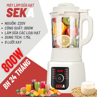 Máy làm sữa hạt đa năng Seka E300 dung tích 1.75l bảng điều khiển tiếng việt - Bảo hành 12 tháng - hàng chính hãng